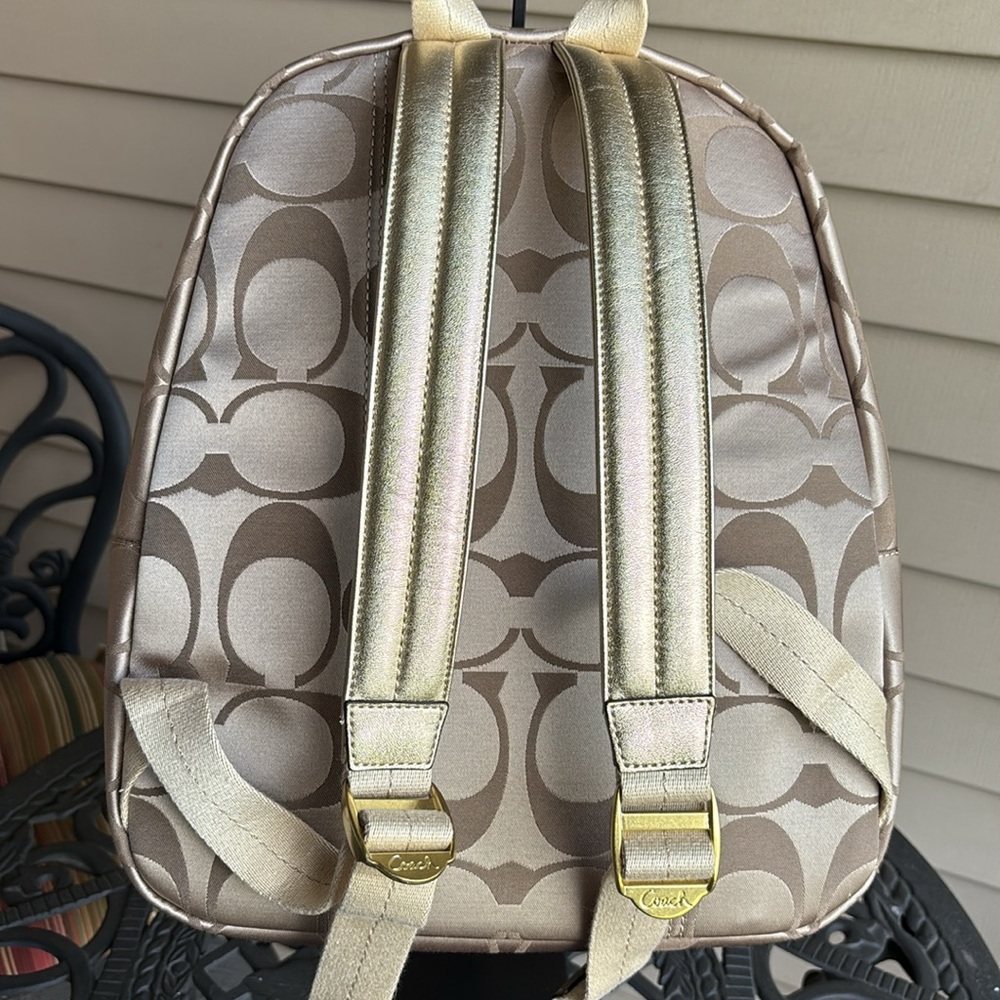 Coach Multicolor Backpack With Bow - image 6